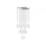 07861-18A,02 Люстра каскадная Гутта хром d50 h300 Led 54W (4000k)