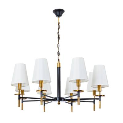 Подвесная люстра Arte Lamp RICCARDO A4075LM-8BK, 8хE14