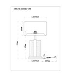 Декоративная настольная лампа Arte Lamp VARUM A5055LT-1PB, 1хE27