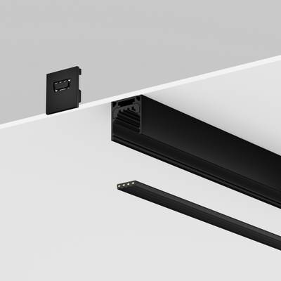 Профиль 2м Exility IP накладной черный O-TR002OH-P-B2M. TM Maytoni