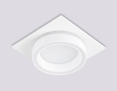 Светильник встраиваемый TN52421 WH/FR белый/белый матовый GX53 max 12W 105*105*45