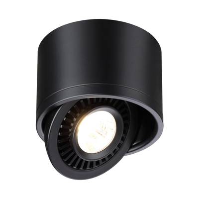 358812 OVER NT21 219 черный Светильник накладной светодиодный IP20 LED 9W 770Лм 4000K 220V GESSO
