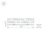 Экран линзованный SL-LINE-W20-30deg-540 (Arlight, Пластик)