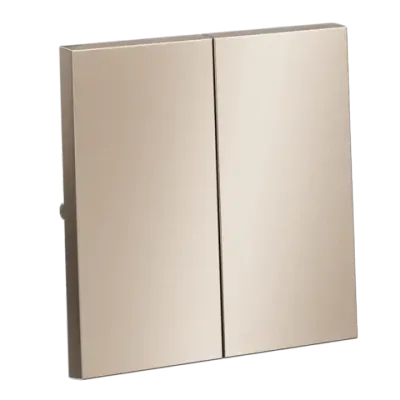 VLSM000310 Клавиши для выключателя/переключателя двухклавишного, S70 Metal (платина). (ТМ Maytoni)