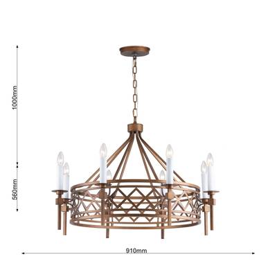 Подвесная люстра Eques 2878-8P. ТМ Favourite