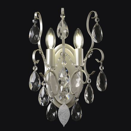Бра Crystal Lux ESMIRALDA AP2 SILVER 0524/402