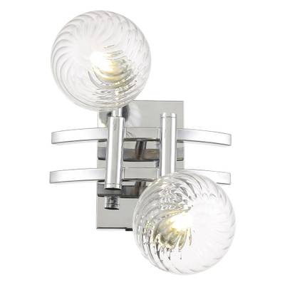 Бра Crystal Lux LUXURY AP2 CHROME 2271/402