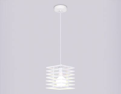 Подвесной светильник в стиле лофт TR8410 WH белый E27 max 60W 160*160*950