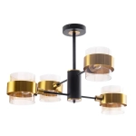 Люстра на штанге Arte Lamp CARLO A8205SP-4BK, 4хE14