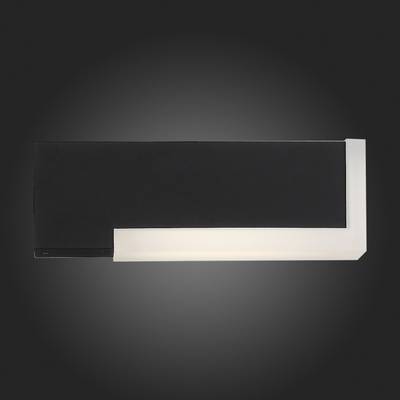 SL096.401.02 Светильник уличный настенный ST-Luce Черный/Белый LED 1*6W 4000K