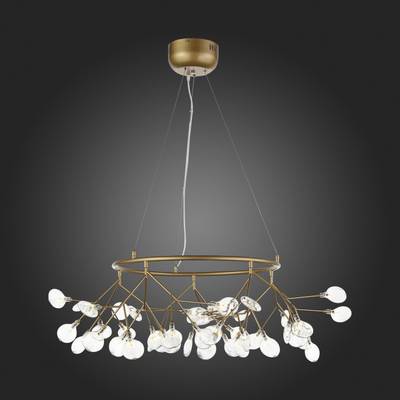 SL411.233.45 Люстра подвесная ST-Luce Золотистый/Прозрачный G4 45*1,5W