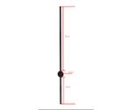 08423-100,36(3000K) Бра Локи латунь h100 w10,5*6 Led 20W (3000K)