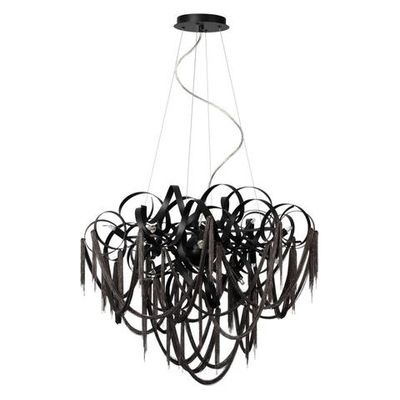 5067/12 HALL ODL24 525 черный матовый/черный хром/металл Люстра G9 12*40W CHAINY