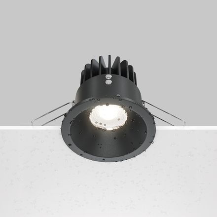 Встраиваемый светильник Zoom 4000K 1x12Вт 60° IP 65 Dim Triac, DL034-L12W4K-D-B. TM Maytoni