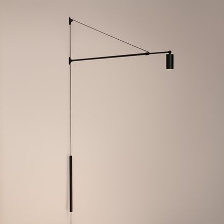 Светильник SP-KANEL-WALL-6W Warm3000 (BK, 36 deg, 230V, TELESCOPIC) (Arlight, IP20 Металл, 5 лет)