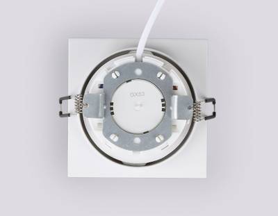 Светильник встраиваемый TN52341 SWH/GWH белый песок/белый глянец GX53 max 12W 115*115*25