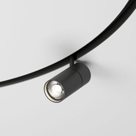 Slim Magnetic Трековый светильник для радиусного шинопровода 12W 4200K Comfi чёрный Ø 1200мм 85189/01
