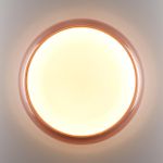 7778/DLN COLOR SN 112 Светильник пластик/белый/розовый LED 48Вт 3000/4000/6000К D400 IP43 CCT PORTMAN