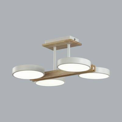8030/72CL LEDIO LN25 белый, дерево/металл, акрил Потолочный светильник LED 72W 3000-6000К 220V PLATO