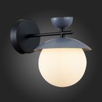 SLE220201-01 Бра Черный, Серый/Белый G9 1*5W