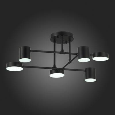 SLE201042-06 Люстра потолочная Черный/Черный LED 6*7W 4000K