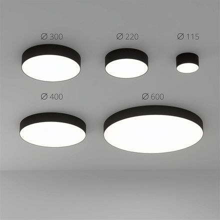 Потолочный светильник Arte Lamp FADO A6620PL-1BK, 1хLED