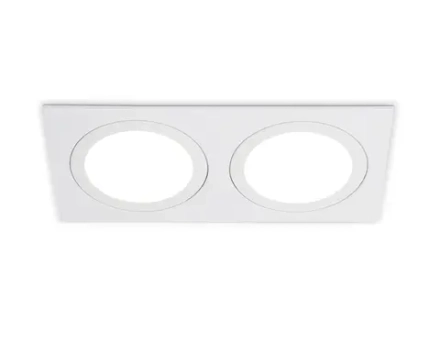Светильник встраиваемый TN6612/2 WH белый IP44 GX53/2 max 15W 215*110*24