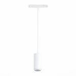 ST357.533.06 Магнитный трековый светильник подвесной ZOOM белый LED 1*6W 3000K 667Lm Ra&gt;80 10-60° IP20 D60xH120 48V