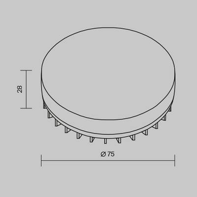 Светодиодная лампа Wi-Fi GX53 9W 2700K-6500K MIX-RGB DIM, 2431. TM Maytoni