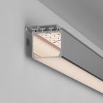 Профиль PLS-LOCK-H25-3000 ANOD Black (Arlight, Алюминий)