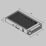 Источник напряжения PSL002 12В 250Вт IP 20 811011. TM Maytoni