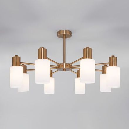 Умная потолочная люстра в стиле лофт 70160/8 латунь Smart