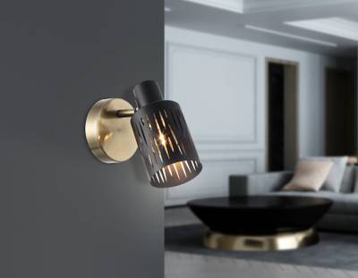 Светильник накладной TR8667 BK/SB чёрный/бронза E14 max 60W 180*100*150