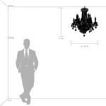 700164 Люстра подвесная CLASSIC 16х60W E14 ХРОМ Lightstar