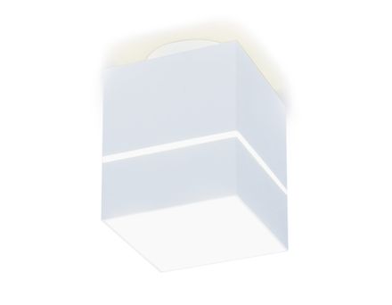 Накладной светодиодный точечный светильник TN257 WH/S белый/песок LED 4200K 7W 80*80*100