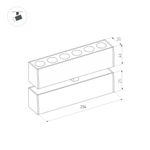 Светильник MAG-DOTS-FOLD-25-S200-6W Warm3000 (BK, 30 deg, 24V) (Arlight, IP20 Металл, 3 года)