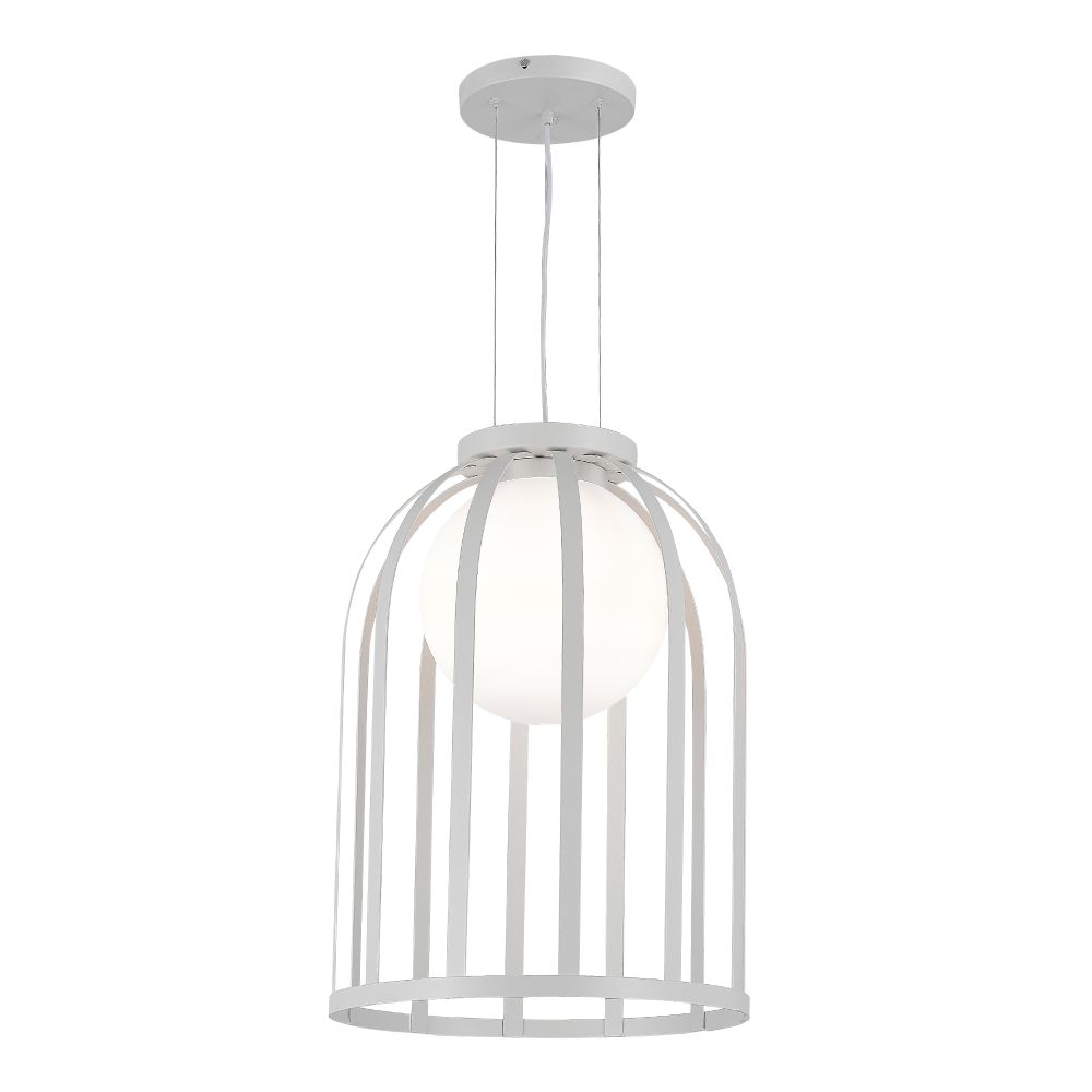 SL6129.503.01 Светильник подвесной ST-Luce Белый/Белый E27 1*60W