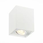 ST109.507.01 Светильник потолочный Мат. белый GU10 1*50W  L100xW100xH123 220V Без ламп
