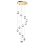 5008/56L L-VISION ODL24 583 золотой/металл/акрил Люстра LED 56W 4000K 4651лм CRYSTAL