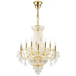 700162 Люстра подвесная CLASSIC 16х60W E14 ЗОЛОТО Lightstar