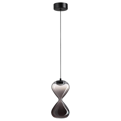 5092/4L PENDANT ODL25 357 черный/прозрачн/дымчатый градиент/металл/стекло Подвес LED 4W 4000K 388Лм GLESSI