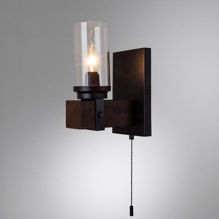 Бра Arte Lamp DALIM A7014AP-1BK, 1хE14