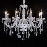 Citilux Финка CL353181 Люстра стеклянная подвесная Белая