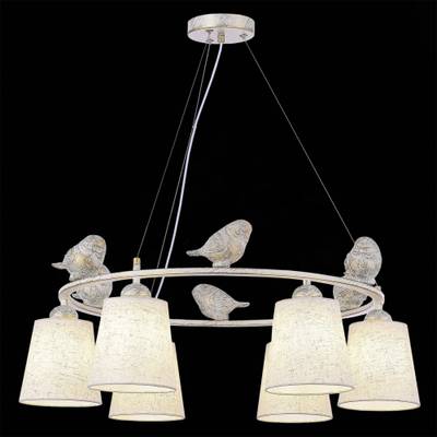 SLE1155-503-06 Люстра подвесная Белый/Серый E27 6*40W