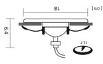 Точечный встраиваемый светильник Arte Lamp APUS A6664PL-1GY, 1хG9