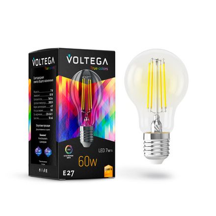 Светодиодная лампа Crystal A60 7W 2800K E27 CRI97, 7154. TM Maytoni