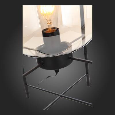 SL1050.505.01 Прикроватная лампа ST-Luce Черный/Коньячный E27 1*40W (из 2-х коробок)