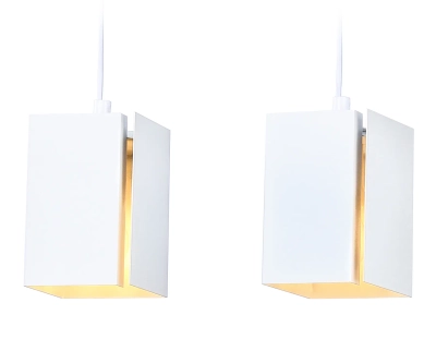 Светильник подвесной TN5131/2 WH белый E27/2 max 40W 260*80*1150