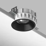 G214607BMOD Светильник DOMINO ROUND под LED модуль/лампу МR16 ЧЁРНЫЙ (214610+214607+214007)