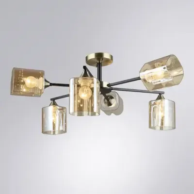 Потолочная люстра Arte Lamp MERCI A4185PL-6BK, 6хE27